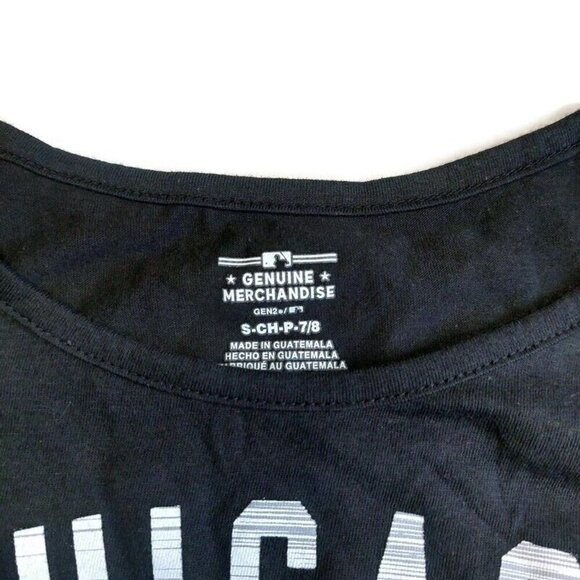 Genuine Merchandise Chicago White Sox Short Sleeve Black T Shirt Girls S (7-8) - Picture 3 of 6